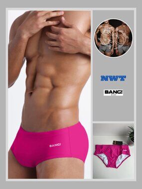 BANG! - CONFESS MAGENTA - Men's Swim Sunga - Pink (M)